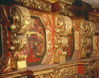 Icon of the Annunciation to the Virgin (detail)
